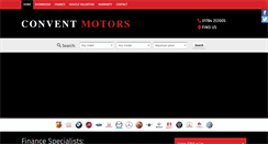 Desktop Screenshot of conventmotors.co.uk